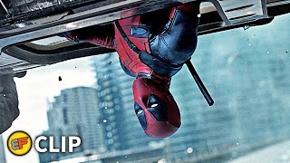 Deadpool quotMaximum Effortquot  Highway Scene  Deadpool 2016 Movie Clip HD 4K [upl. by Klecka]