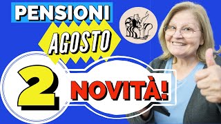 🟢 PENSIONI AGOSTO 👉 le DUE NOVITÀPARTICOLARITÀ IN ARRIVO con questo pagamento 💰 ⚡️ [upl. by Halla]