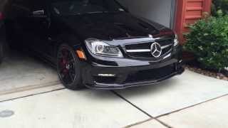 2014 MercedesBenz C63 AMG quotEdition 507quot Driving [upl. by Hannasus]