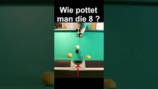 Pool lesson How to aim the 8 ball  8ballpool shorts [upl. by Ahola596]