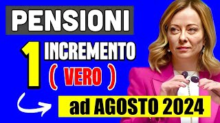 PENSIONI 👉 ECCO IL PROSSIMO quotAUMENTOquot REALE AD AGOSTO DOPO LA 14ESIMA❗️È UFFICIALE 💰 [upl. by Omik]