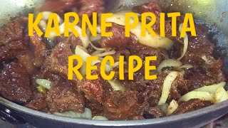 KARNE PRITA RECIPE II ILLONGGO VERSION II BEEFSTEAK [upl. by Fiel]