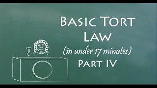 Understand Tort Law in 17 Minutes Part IV [upl. by Jerz261]