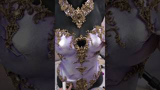 Próximo tutorial Patreon 🥰 PORCELAIN CORSET corset corsetporcelana crown headpiece thelmam [upl. by Dearman999]