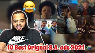 AMERICAN REACTS TO The 10 Best Original South African Ads of 2021 🇿🇦 [upl. by Dannie]