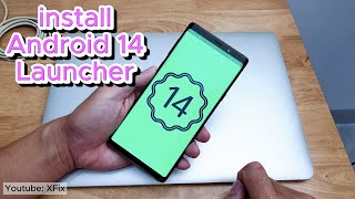 How to install Android 14 Launcher on Any Android Phone [upl. by Etnoek986]