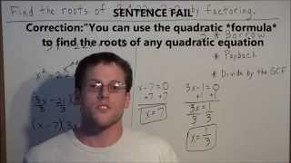 Trick for Factoring Quadratic Equations when a is not 1  Algebra [upl. by Aileek]