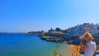 CASCAIS PORTUGAL WALKING TOUR [upl. by Ahtiekahs]