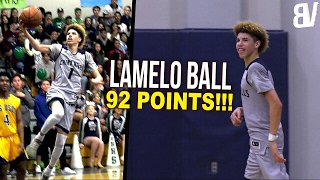 The Full Game LaMelo Ball Scored 92 Chino Hills DESTROYS Los Osos AGAIN FULL HIGHLIGHTS [upl. by Wivina]