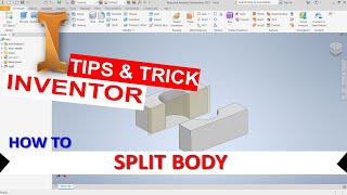 Inventor How To Split Body [upl. by Lonnie]