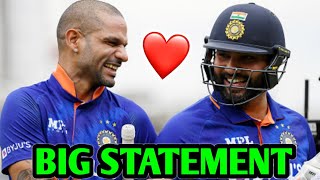 Shikhar Dhawan BIG Statement on Rohit Sharma ❤️🔥 Shikhar Dhawan Rohit Sharma Cricket News [upl. by Enyedy95]