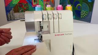 Singer 14CG754 ProFinish Serger Overlock 7 Starting to Serge [upl. by Aikahs810]