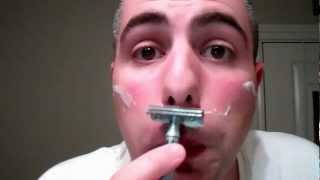 Merkur 23c Safety RazorHow to Shave with a Merkur 23c Safety Razor using a Badger Shave Brushmp4 [upl. by Aneg]