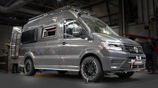 Inside A £100000 4X4 OFF ROAD VW Crafter Camper [upl. by Maurizio]