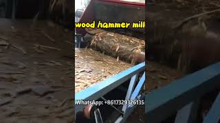 Wood Hammer Mill Machine in Action Watch it Shred woodmachine wood hammermill [upl. by Kristine]