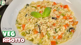 Italian Veg Risotto Recipe  Creamy and Delicious Vegetarian Italian Risotto  Sattvik Kitchen [upl. by Cassey]