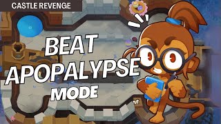 How to Beat Apopalypse Mode Medium on Castle Revenge  BTD6 Strategy [upl. by Euseibbob393]