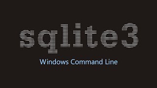 sqlite3 Windows command line basics [upl. by Dnalyag]