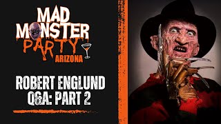 Robert Englund A Nightmare on Elm Street QampA at Mad Monster Party Part 2 [upl. by Wolfie234]