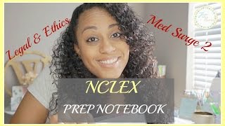 Med Surg 2 amp NCLEX Study Notebook Prep [upl. by Atcele279]