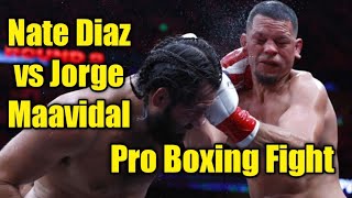 Nate Diaz vs Jorge Masvidal [upl. by Yenruoj624]