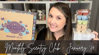 Monthly Scentsy Club January 2024 [upl. by Annaerdna988]