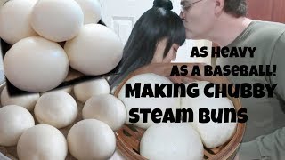 Making Your Own Chinese Steamed Buns Mantou As Heavy As A Baseball No Need To Buy Any More Yay [upl. by Zared979]