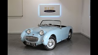 1960 Austin Healey quotFrogeyequot Sprite for sale Walkaround and start up [upl. by Bull]