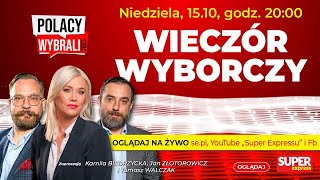 Wyniki WYBORÓW Kto wygra WIECZÓR WYBORCZY Super Expressu [upl. by Cirenoj]