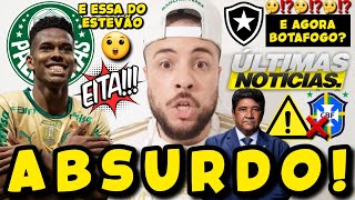 LAMENTÁVEL ISSO TORCIDA ABSURDO SOBRE ESTEVÃO PALMEIRAS COM PROBLEMAS NA PRÓXIMA RODADA VEIGA E [upl. by Aimahs409]