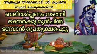 ശ്രീ കൃഷ്ണസ്വാമി പ്രെത്യക്ഷപെട്ടു അനുഭവം പങ്കുവെച്ചു ഭക്തൻ  sree Krishna swami temple alappuzha [upl. by Amesari]