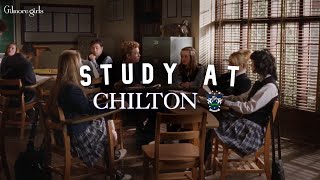 Study at Chilton🎒Gilmore Girls 🏡  Classroom writing [upl. by Esmerolda]