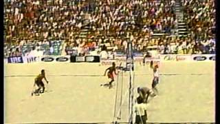 AVP Volleyball 1993 Seaside Heights SemiFinal [upl. by Llevert]