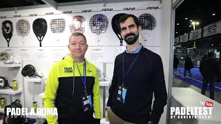 Roberto Cardi visita lo stand Sane Padel Trend Expo 2024 [upl. by Drwde]