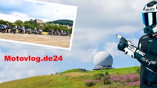 Motovlogde24 Gruppenfahrt und Wochenendtour in der Rhön unterwegs [upl. by Ecineg]