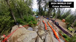 2024 UCI MTB World Series Crans Montana🇨🇭 COURSE PREVIEW [upl. by Narih]