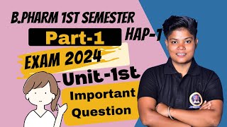 Part1  BPharm 1st Semester  HAP1  Important Diagram for Exam 2024 [upl. by Cherilyn224]