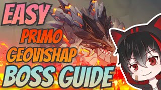 Primo Geovishap Easy Boss Guide  Genshin Impact [upl. by Jarid872]