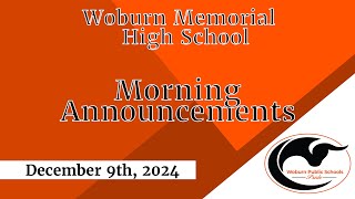 12924 Morning Announcements [upl. by Eidac]