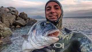 Pesca Sub Genova  ORATONA XL con Cressi Mach 88 tuning by Chalo [upl. by Konyn431]