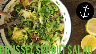 How to make Brussel Sprout and Kale Salad Bondi Harvest [upl. by Narah]