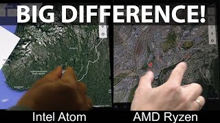 Tesla with Intel Atom vs AMD Ryzen chip comparison [upl. by Machos]