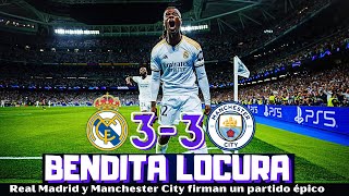 REAL MADRID Y MANCHESTER CITY REGALAN UN PARTIDO ÉPICO RUDIGER SECÓ A HAALAND CLAVES CHAMPIONS [upl. by Ulyram]