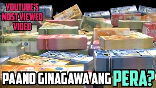 PAANO GINAGAWA ANG PERA Proseso ng Paggawa ng Pera [upl. by Arvonio220]