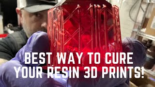 Curing 3d Resin Prints  BEST Way to Cure Your Resin 3D Prints [upl. by Aihsyn417]