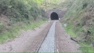 Hurst Green to Uckfield cab view  Hastings DEMU  7 May 2016  quotHastings Blue Bellequot railtour [upl. by Ydur115]