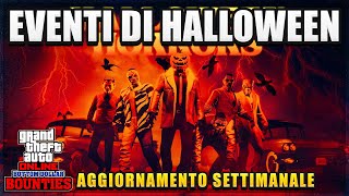 SOLDI DOPPI EVENTI DI HALLOWEEN E SCONTI  AGGIORNAMENTO SETTIMANALE DI GTA ONLINE [upl. by Llemor]