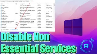 How to Disable Non Essential Services in Windows 11 [upl. by Nowyt]