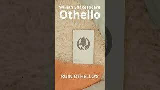 Othello by Willian Shakespeare bookreview books booktok booktube [upl. by Alrep]