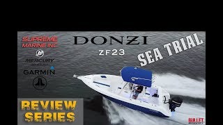 Fully Custom Donzi ZF23 Sea Trial 4K  REVIEW SERIES [upl. by Damiani]